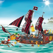 Blocs construction bateau pirate